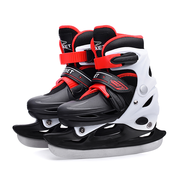 Фото к товару Коньки R0008 детские S черно-белый Коньки R0008 детские S черно-белый