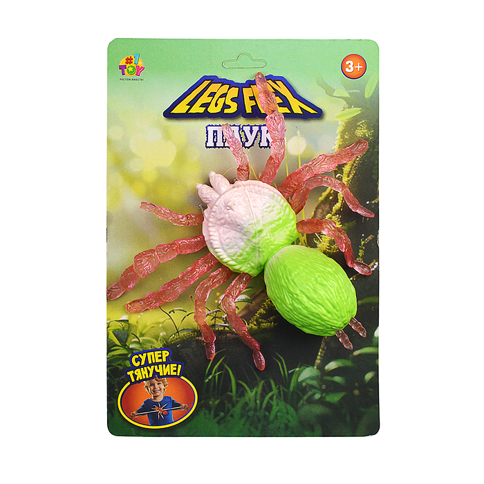 Фото к товару Паук с тянущимися конечностями LEGS FLEX 4 цв.в асс., блистер в пакете Паук с тянущимися конечностями LEGS FLEX 4 цв.в асс., блистер в пакете