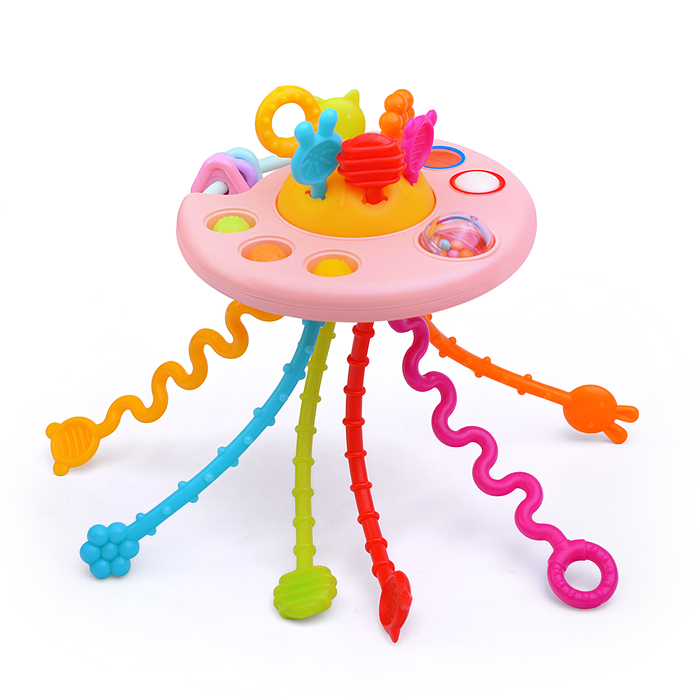 Игрушка развивающая Y0084-2 "Комета" розовая, в коробке