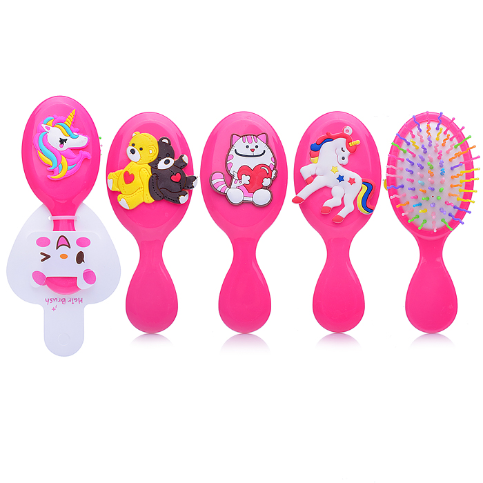 Расческа-мини массажная 00-3596 "Зверята" Микс Расческа-мини массажная 00-3596 "Зверята" Микс