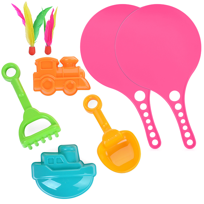 Набор летний №1 (батен+ 2 формочки + совок + грабли) Набор летний №1 (батен+ 2 формочки + совок + грабли)