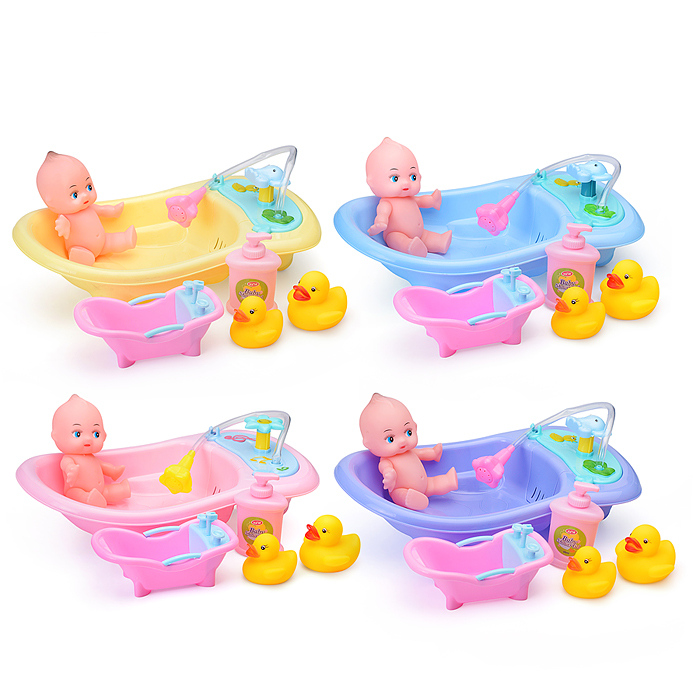 Пупс BLS64-8 "Веселого купания" с аксессуарами, в пакете Пупс BLS64-8 "Веселого купания" с аксессуарами, в пакете