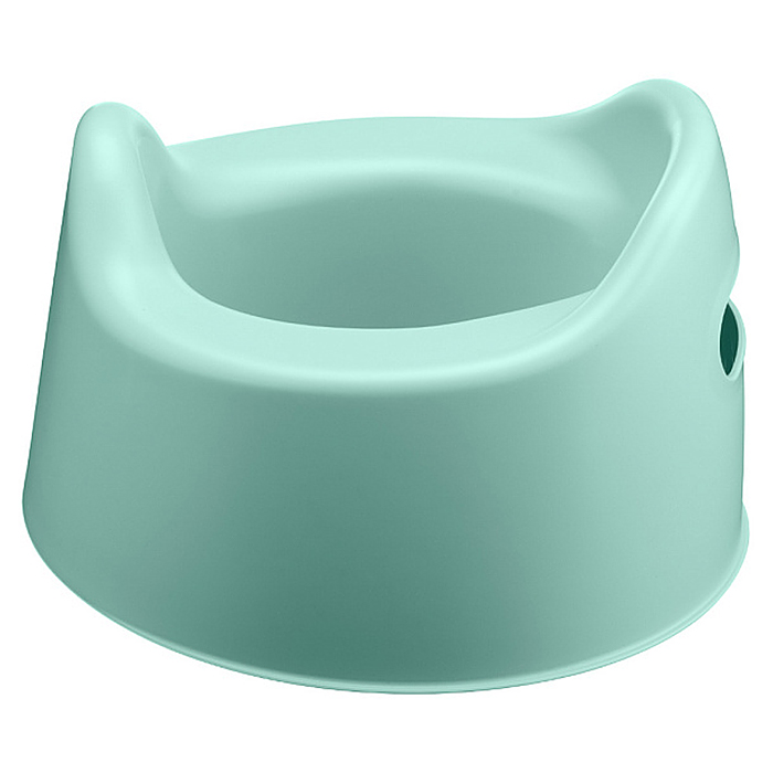 Горшок детский с декором 275х254х170мм (Зеленый)