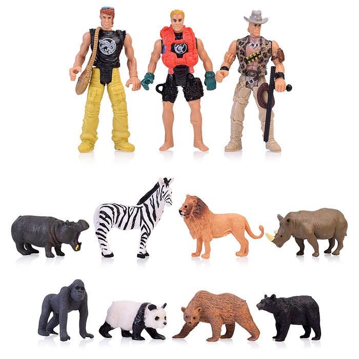 Набор животных 2121-77H "Охота в Африке" в пакете