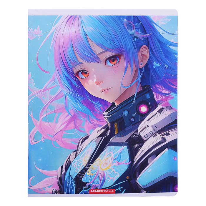 Тетрадь 48л., клетка "Яркие девушки" Тетрадь 48л., клетка "Яркие девушки"