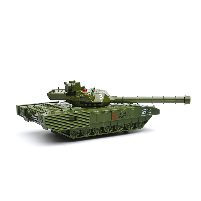 Фото к товару Модель металл Армата Танк Т-14 Армия России 12 см, башня, зелен, инерц, в коробке Модель металл Армата Танк Т-14 Армия России 12 см, башня, зелен, инерц, в коробке
