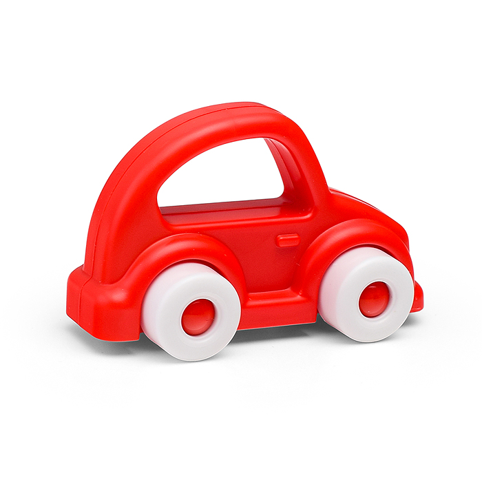 Машинка с погремушкой в сетке