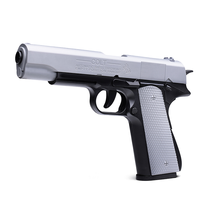 Фото к товару Пистолет 710-1 "Colt" с мягкими пулями, в коробке Пистолет 710-1 "Colt" с мягкими пулями, в коробке