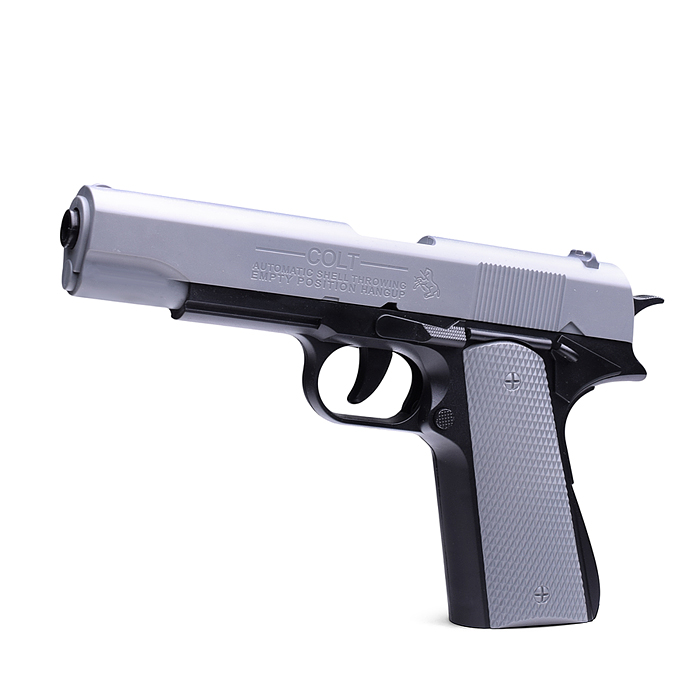 Фото к товару Пистолет 710-1 "Colt" с мягкими пулями, в коробке Пистолет 710-1 "Colt" с мягкими пулями, в коробке