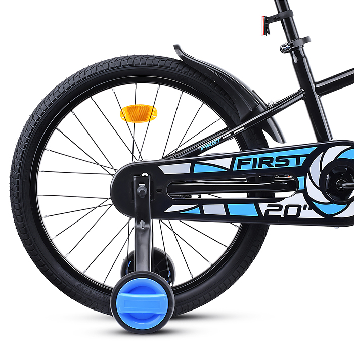 Фото к товару Велосипед 20" Rocket First, цвет черный Велосипед 20" Rocket First, цвет черный