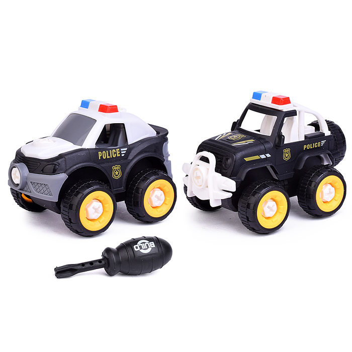 Конструктор HL002F "Полиция" с отвёрткой, в пакете Конструктор HL002F "Полиция" с отвёрткой, в пакете