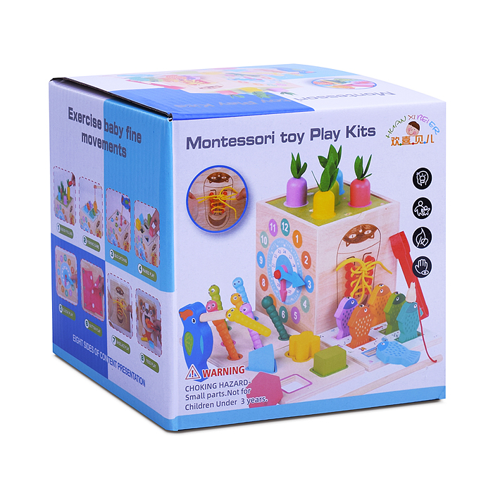 Фото к товару Куб развивающий D1781 "Мишкина добыча" Куб развивающий D1781 "Мишкина добыча"