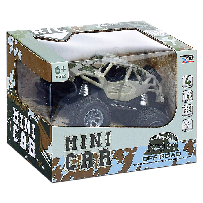 Фото к товару Машина 689-5 "Камуфляж" на р/у, 27 MHz, в коробке Машина 689-5 "Камуфляж" на р/у, 27 MHz, в коробке