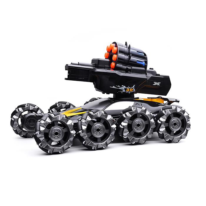 Фото к товару Машина QF667-13 "Буря" с пушкой и паром, на р/у 27 MHz, в коробке Машина QF667-13 "Буря" с пушкой и паром, на р/у 27 MHz, в коробке