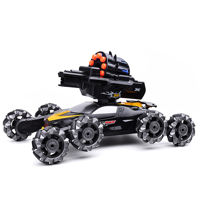 Фото к товару Машина QF667-13 "Буря" с пушкой и паром, на р/у 27 MHz, в коробке Машина QF667-13 "Буря" с пушкой и паром, на р/у 27 MHz, в коробке