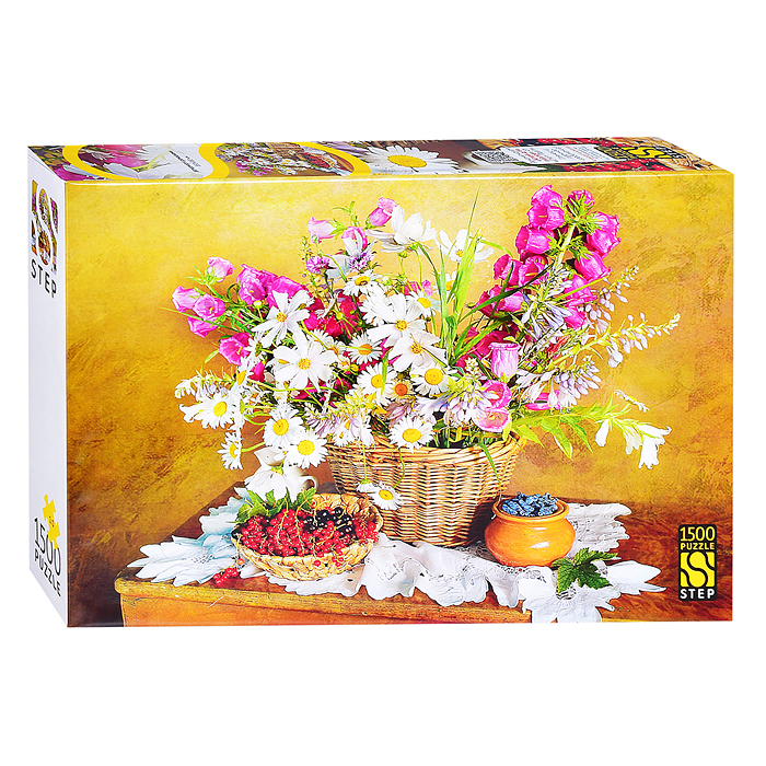 Пазлы 1500 "Натюрморт с ромашками" Пазлы 1500 "Натюрморт с ромашками"