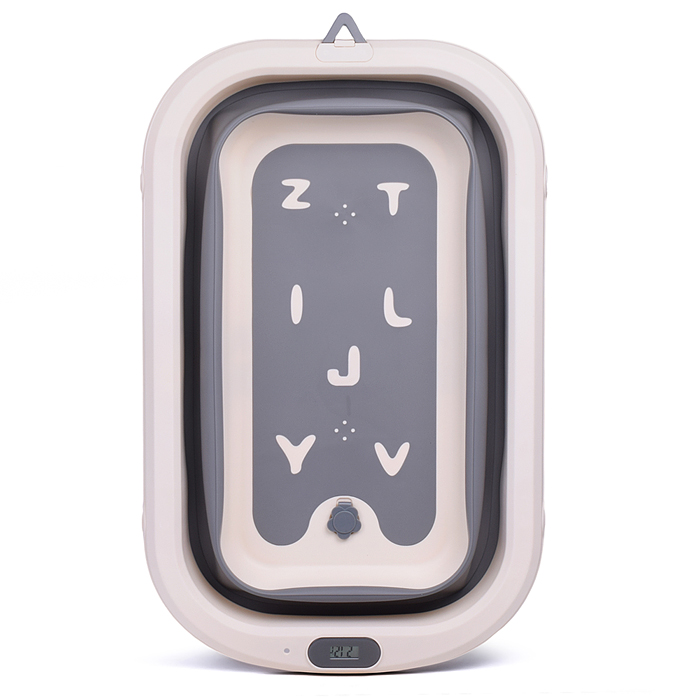 Фото к товару Ванночка для купания 00-4802 (цвет: белый/серый) Ванночка для купания 00-4802 (цвет: белый/серый)