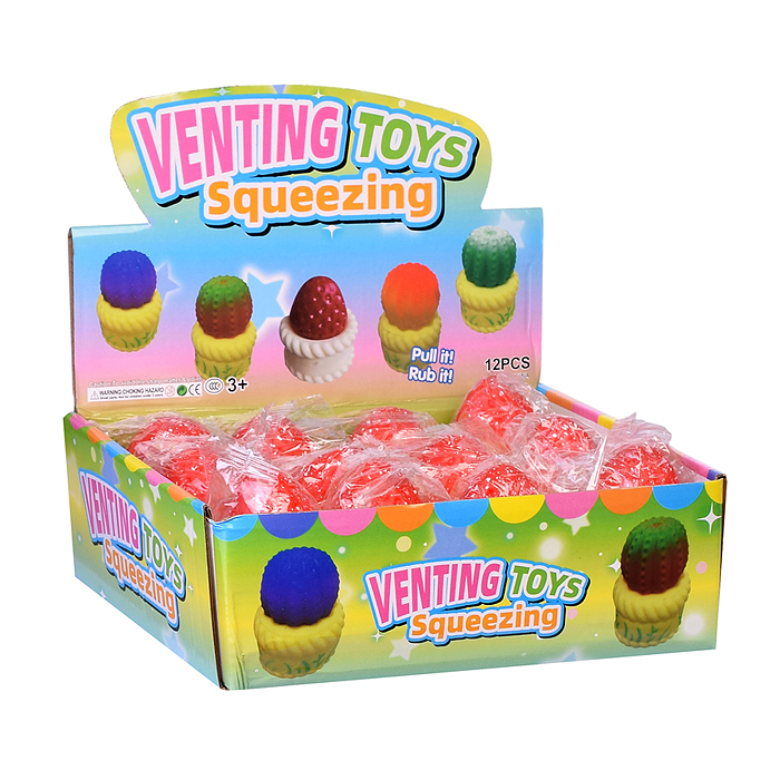 Фото к товару Игрушка-антистресс 00-5136 "Капкейки с клубничкой" Игрушка-антистресс 00-5136 "Капкейки с клубничкой"