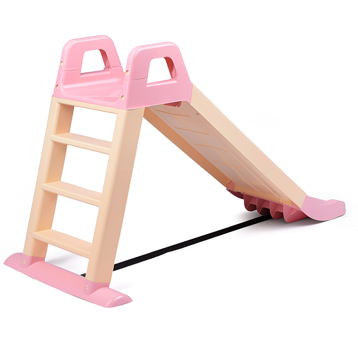 Фото к товару Горка детская OKIKID розовая 78х135х60 см Горка детская OKIKID розовая 78х135х60 см