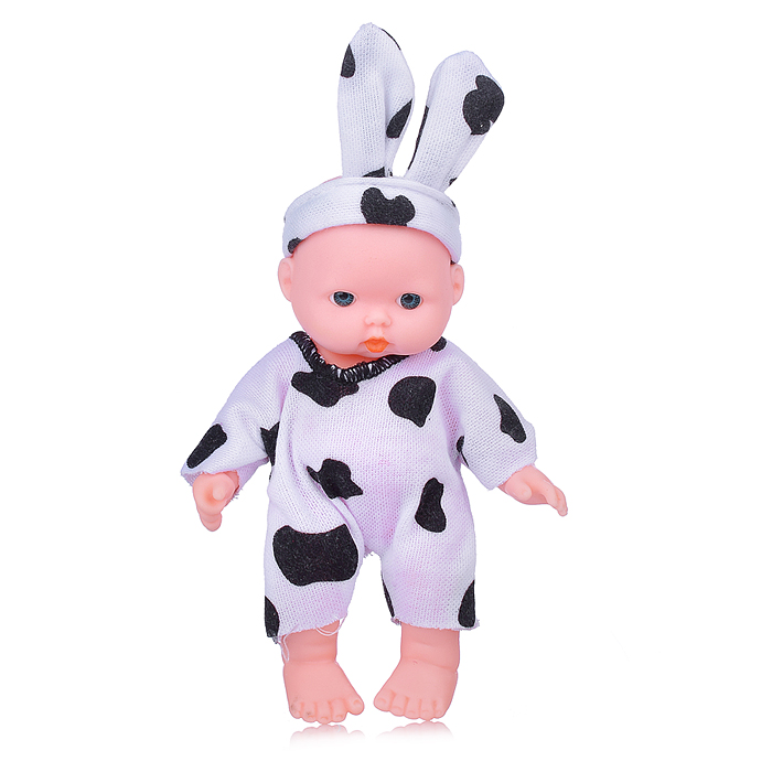 Пупс G10-6 "Женя" с уточками и свистком, в пакете