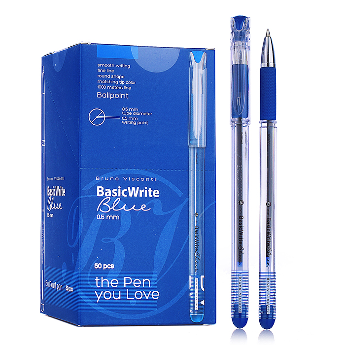 Ручка шариковая "BasicWrite" 0.5 мм, синяя