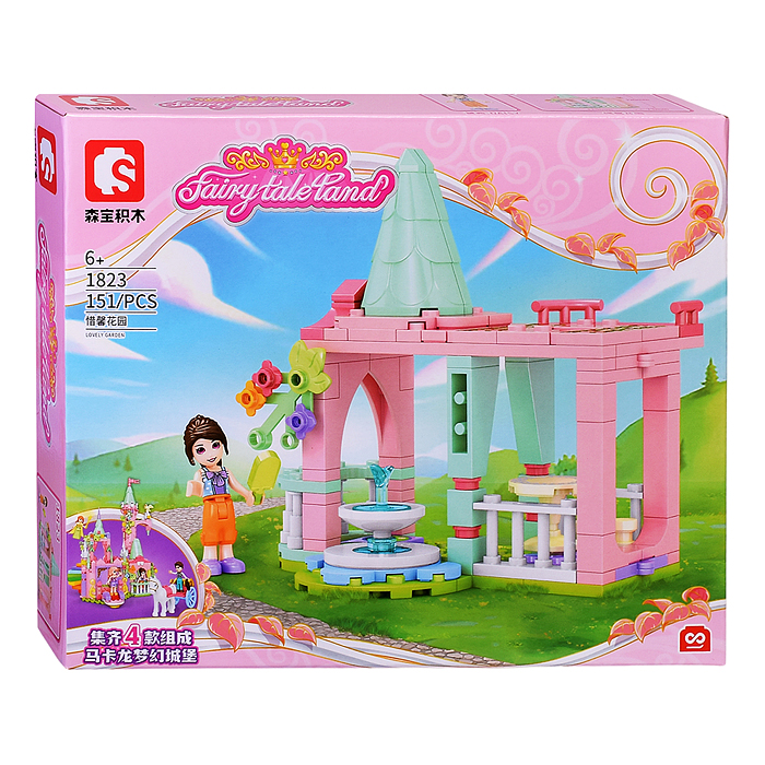 Фото к товару Конструктор 1822-1825 "Сказочный замок" в коробке Конструктор 1822-1825 "Сказочный замок" в коробке