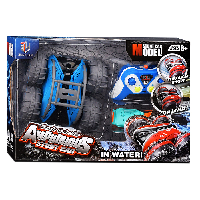 Фото к товару Машина QX012 "Амфибия" на р/у, 27 MHz в коробке Машина QX012 "Амфибия" на р/у, 27 MHz в коробке