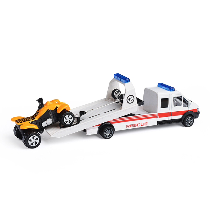 Набор 889-330 "Эвакуатор" с транспортом, в коробке