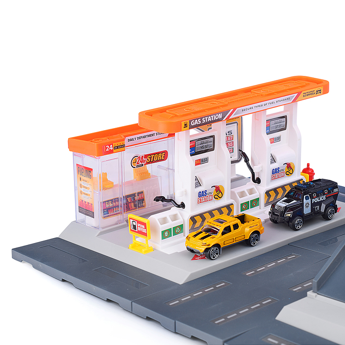 Фото к товару Парковка MH-181 "Полицейский участок" в коробке Парковка MH-181 "Полицейский участок" в коробке