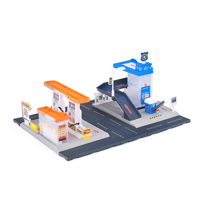 Фото к товару Парковка MH-181 "Полицейский участок" в коробке Парковка MH-181 "Полицейский участок" в коробке