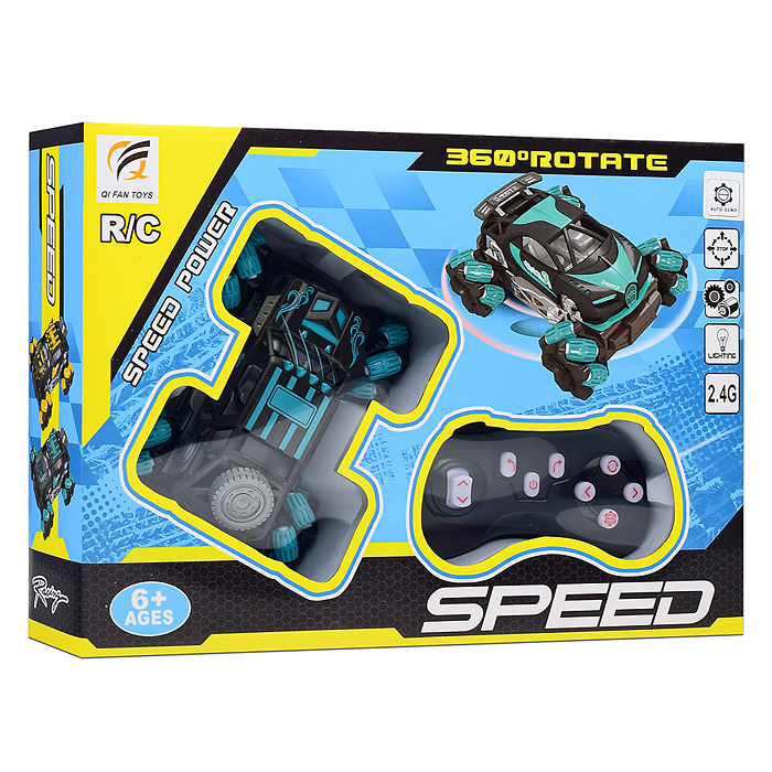 Фото к товару Машина QF529BS "Stunt car" р/у, 27MHz, в коробке Машина QF529BS "Stunt car" р/у, 27MHz, в коробке