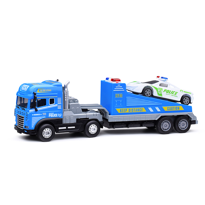 Машина KLX800-249 "Полицейский эвакуатор" (свет, звук) в коробке