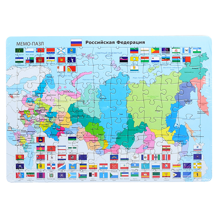 Мемо Пазл "Карта России" 