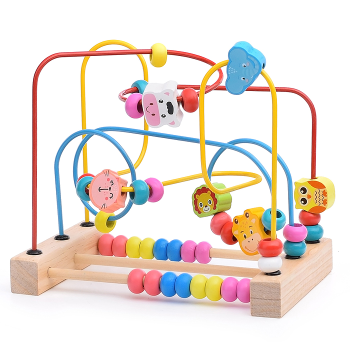 Игра Лабиринт D1236-3 "Зверюшки", со счетами