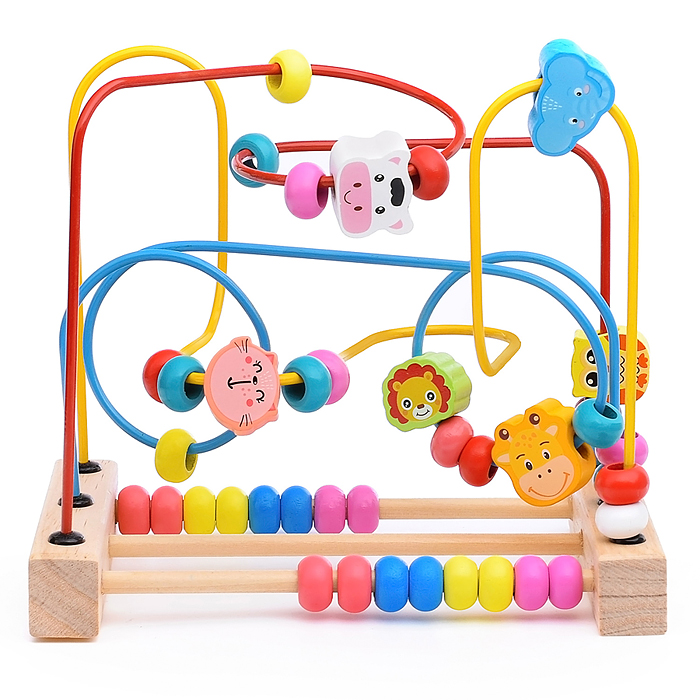 Игра Лабиринт D1236-3 "Зверюшки", со счетами