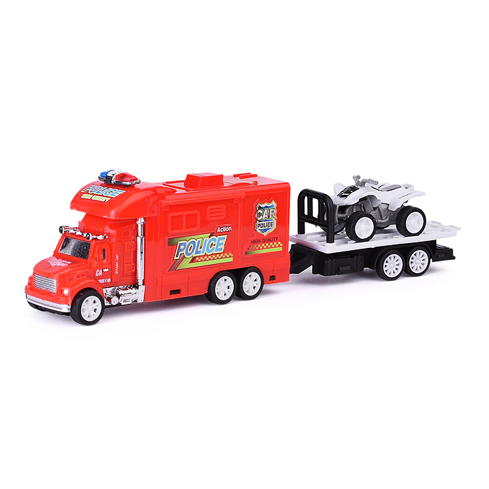 Машина 994-13 "Полиция" с квардроциклом, в пакете