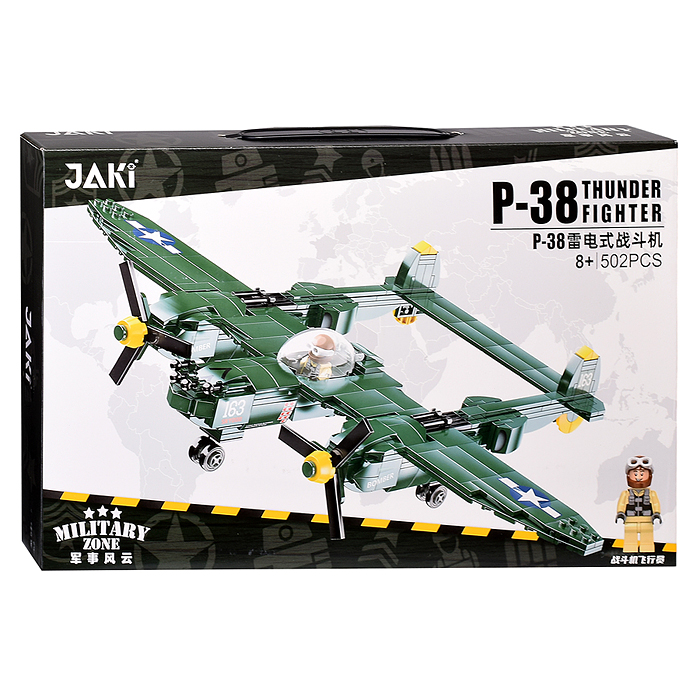 Конструктор JK9160 "Модель самолёта" 502 дет., в коробке Конструктор JK9160 "Модель самолёта" 502 дет., в коробке