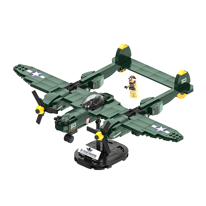 Конструктор JK9160 "Модель самолёта" 502 дет., в коробке