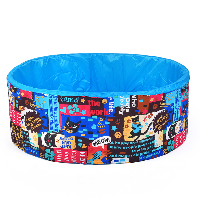 Фото к товару Сухой бассейн "Коты черные" (100см х 30см) Сухой бассейн "Коты черные" (100см х 30см)