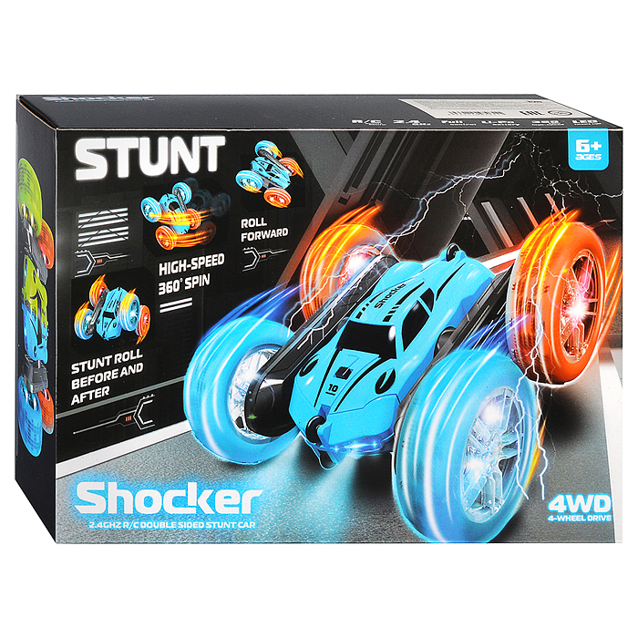 Фото к товару Машина JD155-7A "Stunt" р/у, 27 MHz, в коробке Машина JD155-7A "Stunt" р/у, 27 MHz, в коробке