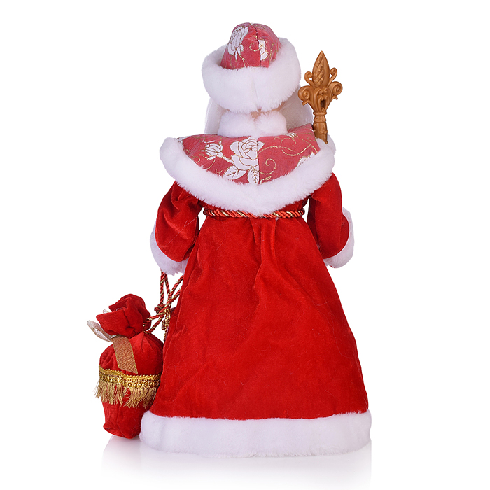 Фото к товару Сувенир музыкальный "Дед Мороз в красной шубе, с мешком подарков" с мелодией, 40 см Сувенир музыкальный "Дед Мороз в красной шубе, с мешком подарков" с мелодией, 40 см