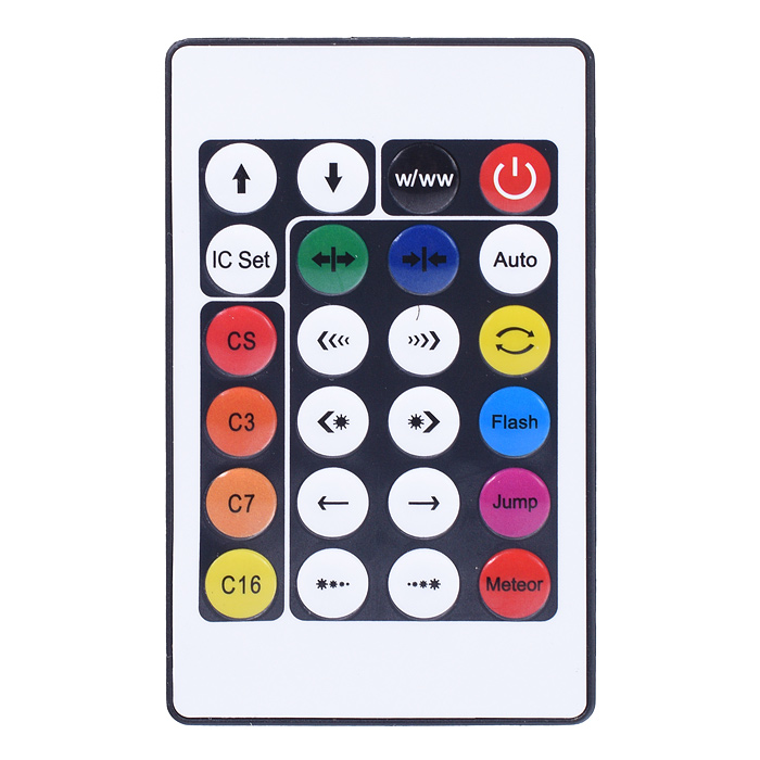 Фото к товару Электрогирлянда светодиодная Роса, 20м, пульт, USB, цветная Электрогирлянда светодиодная Роса, 20м, пульт, USB, цветная