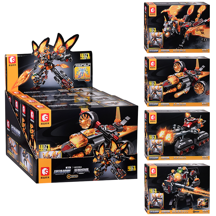 Конструктор 103364-103367 "Космические приключения" в коробке