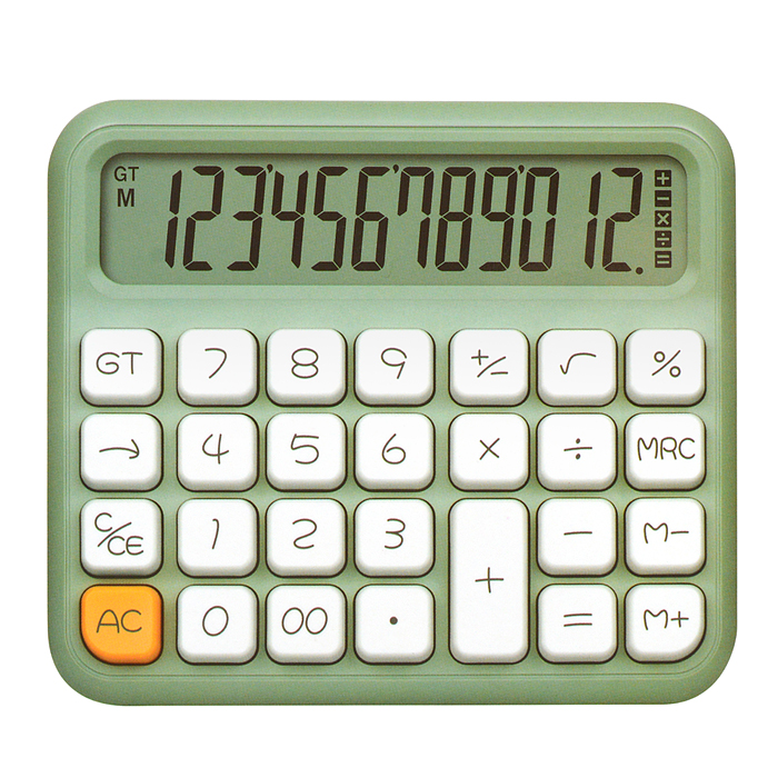 Фото к товару Калькулятор настольный Q-15G, 152x132x38 мм, 12 разрядный Калькулятор настольный Q-15G, 152x132x38 мм, 12 разрядный