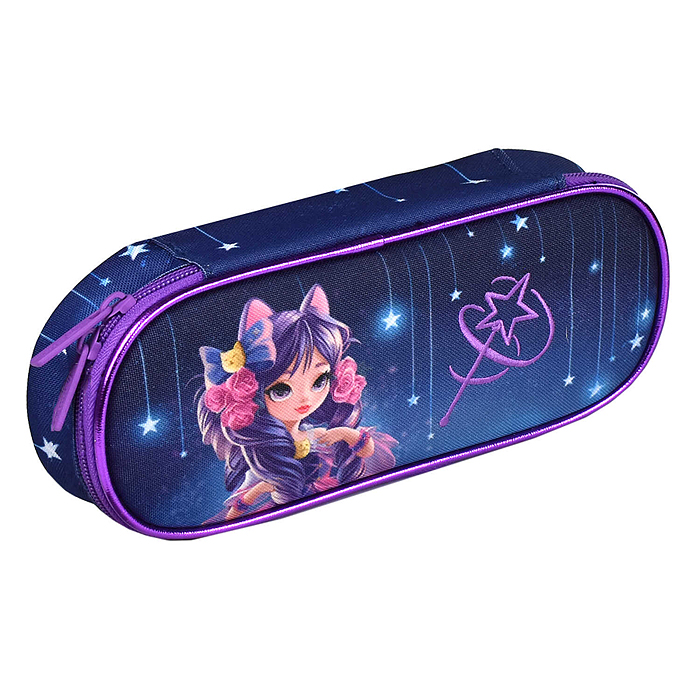 Пенал школьный "Восточная принцесса" без наполнения, 22х8.5х4.7 см, полиэстер