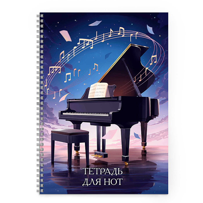 Тетрадь для нот 32 л. "Песня ветра" А4, 