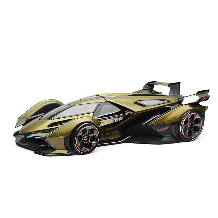 Фото к товару Машинка die-cast Lamborghini V12 Vision Gran Turismo, 1:18, зелёная, Машинка die-cast Lamborghini V12 Vision Gran Turismo, 1:18, зелёная,