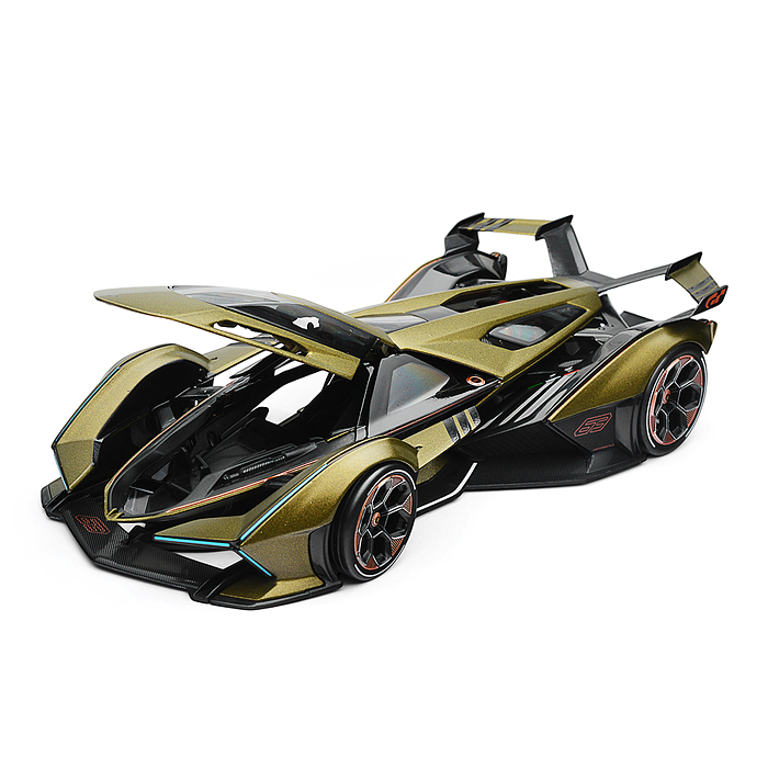 Фото к товару Машинка die-cast Lamborghini V12 Vision Gran Turismo, 1:18, зелёная, Машинка die-cast Lamborghini V12 Vision Gran Turismo, 1:18, зелёная,