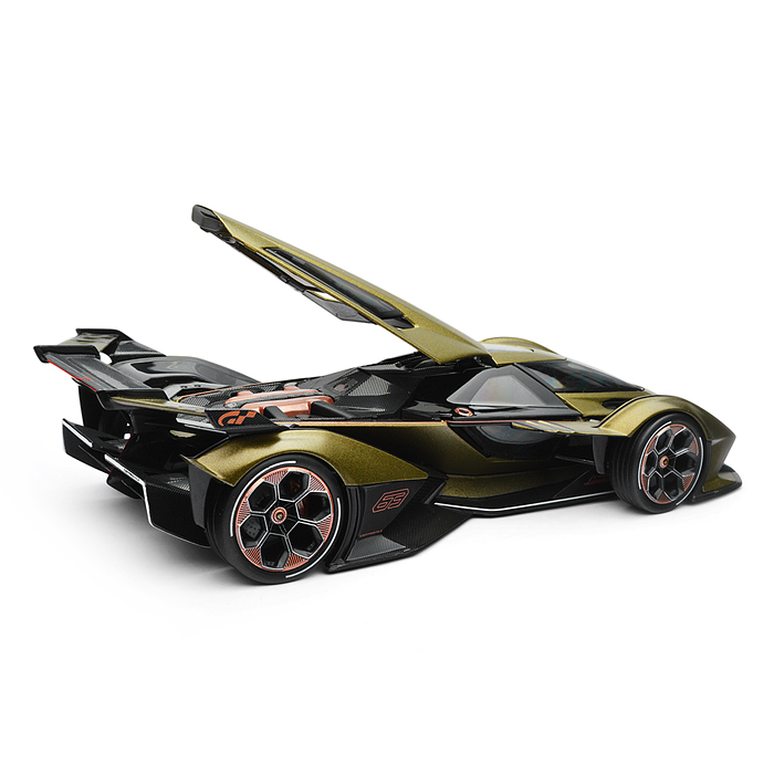 Фото к товару Машинка die-cast Lamborghini V12 Vision Gran Turismo, 1:18, зелёная, Машинка die-cast Lamborghini V12 Vision Gran Turismo, 1:18, зелёная,