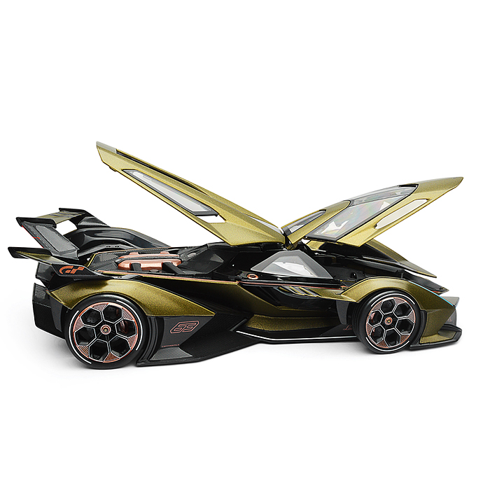 Фото к товару Машинка die-cast Lamborghini V12 Vision Gran Turismo, 1:18, зелёная, Машинка die-cast Lamborghini V12 Vision Gran Turismo, 1:18, зелёная,